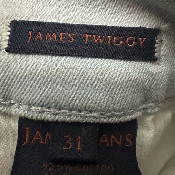 James Jeans Twiggy Distressed Light Wash Skinny Jeans Size 31 Revolve - Picture 5 of 10